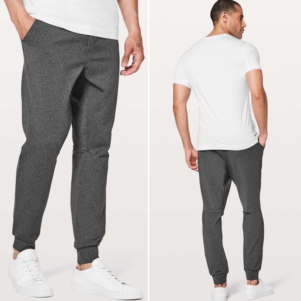 Lululemon Gray & Black Intent Jogger *30" Sweatpants Men’s Size Medium